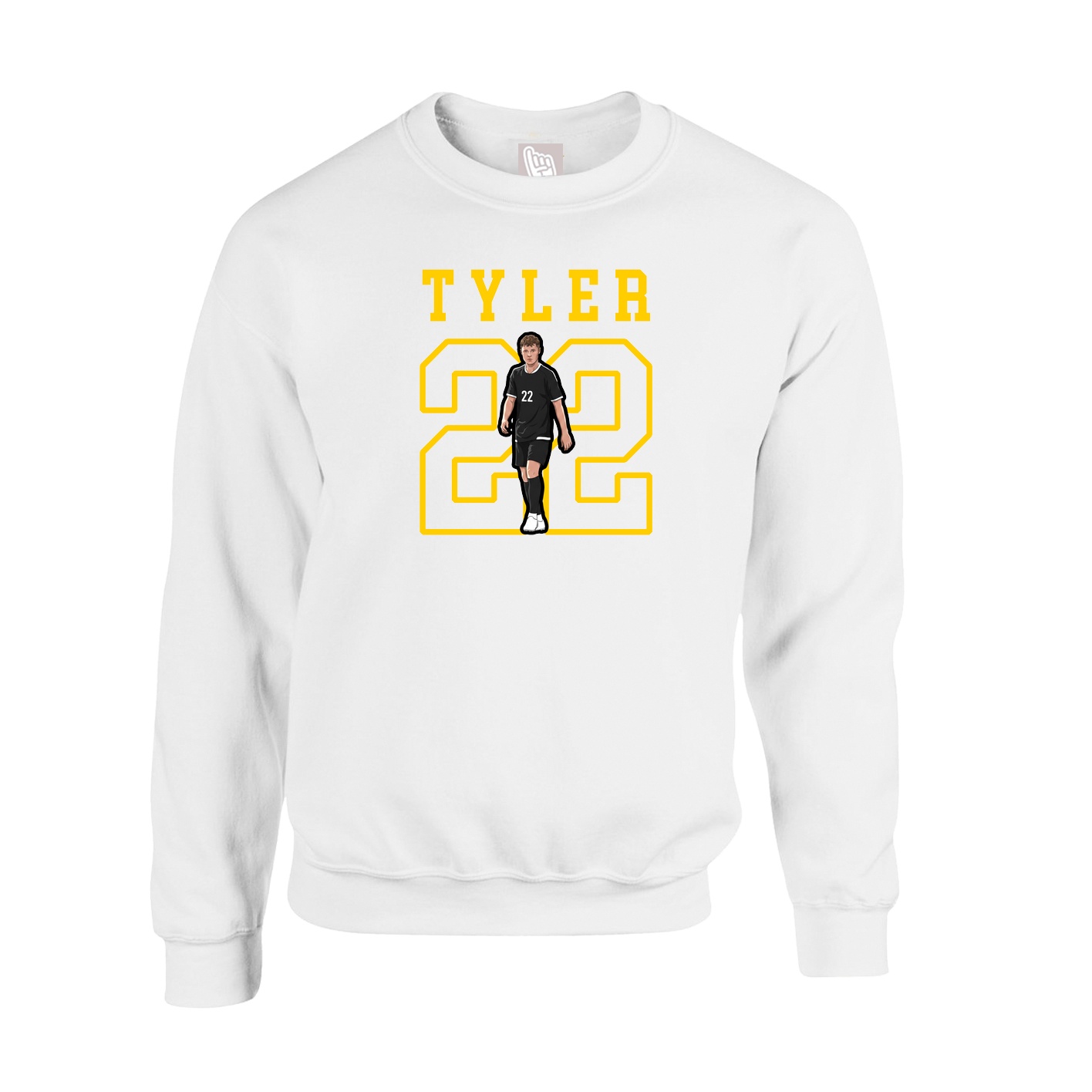 Fleece Crew — Shirsey in White