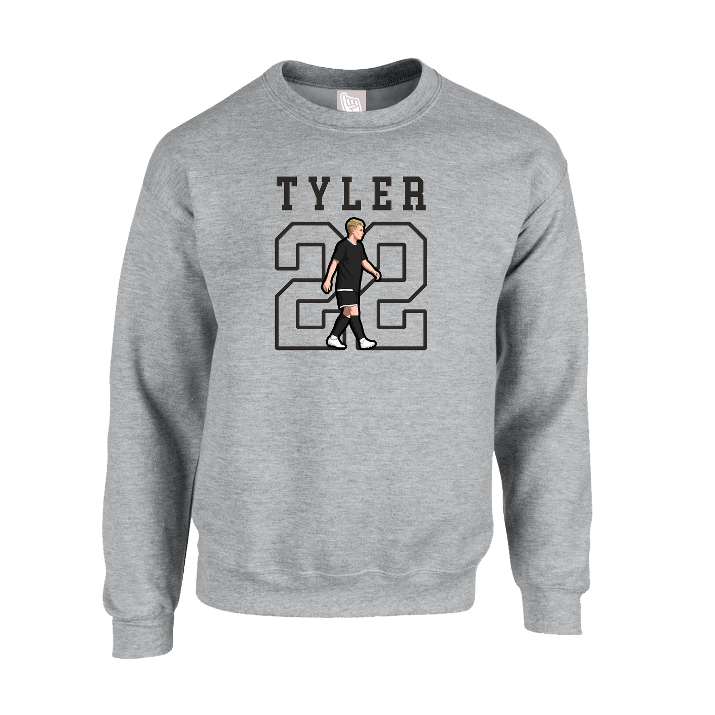 Fleece Crew — Shirsey in Grey