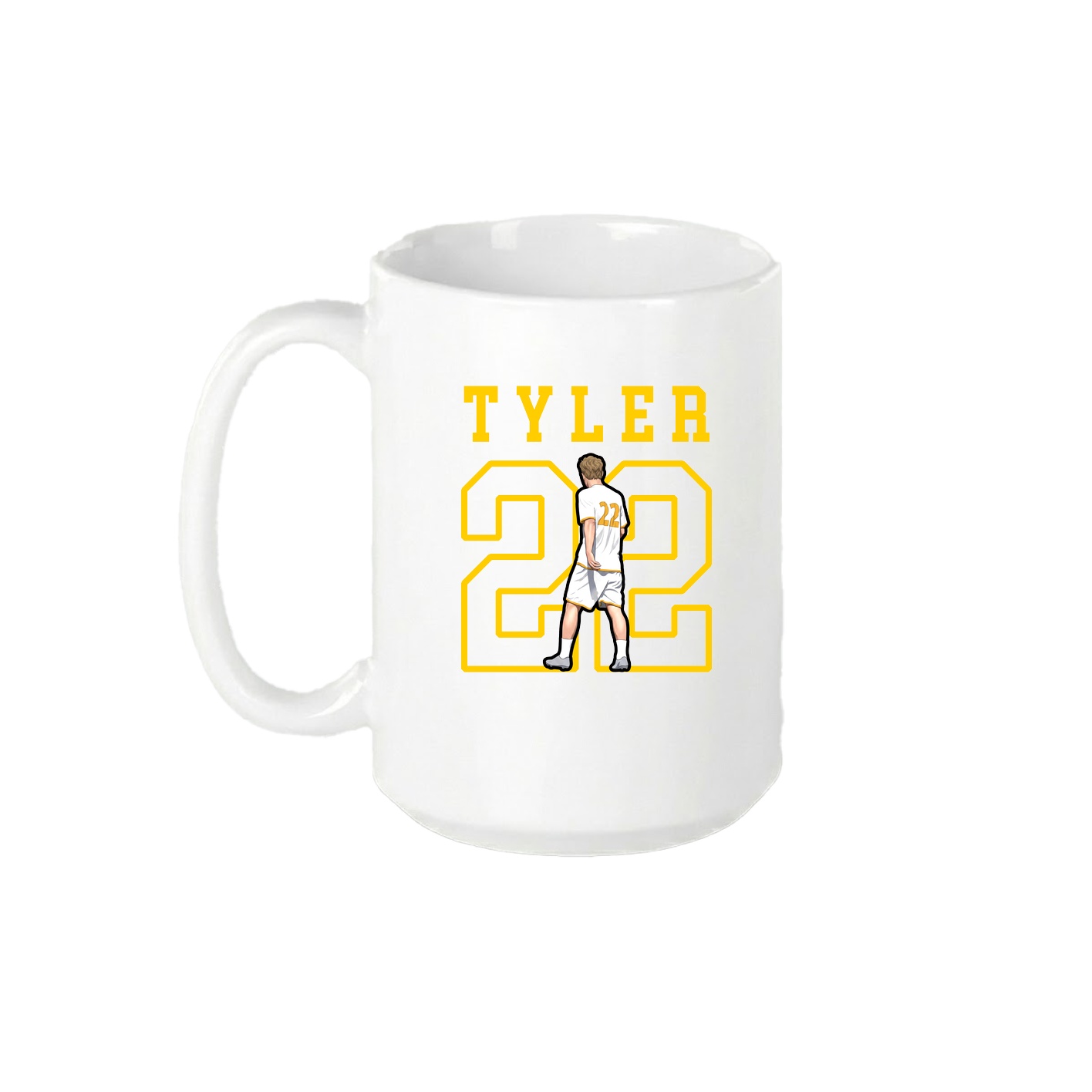 15oz Coffee Mug — Shirsey in White