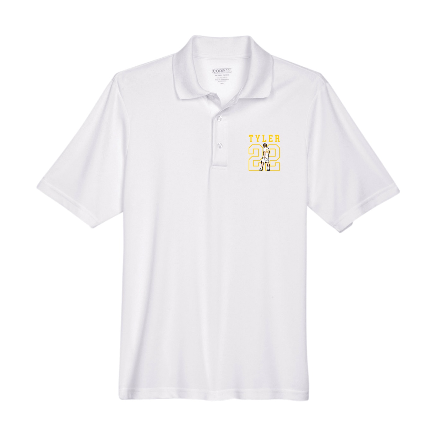 Performance Polo — Shirsey in White