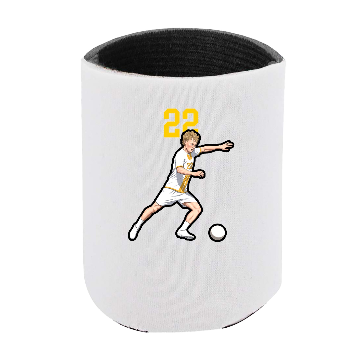 Can Holder — Number Top in White