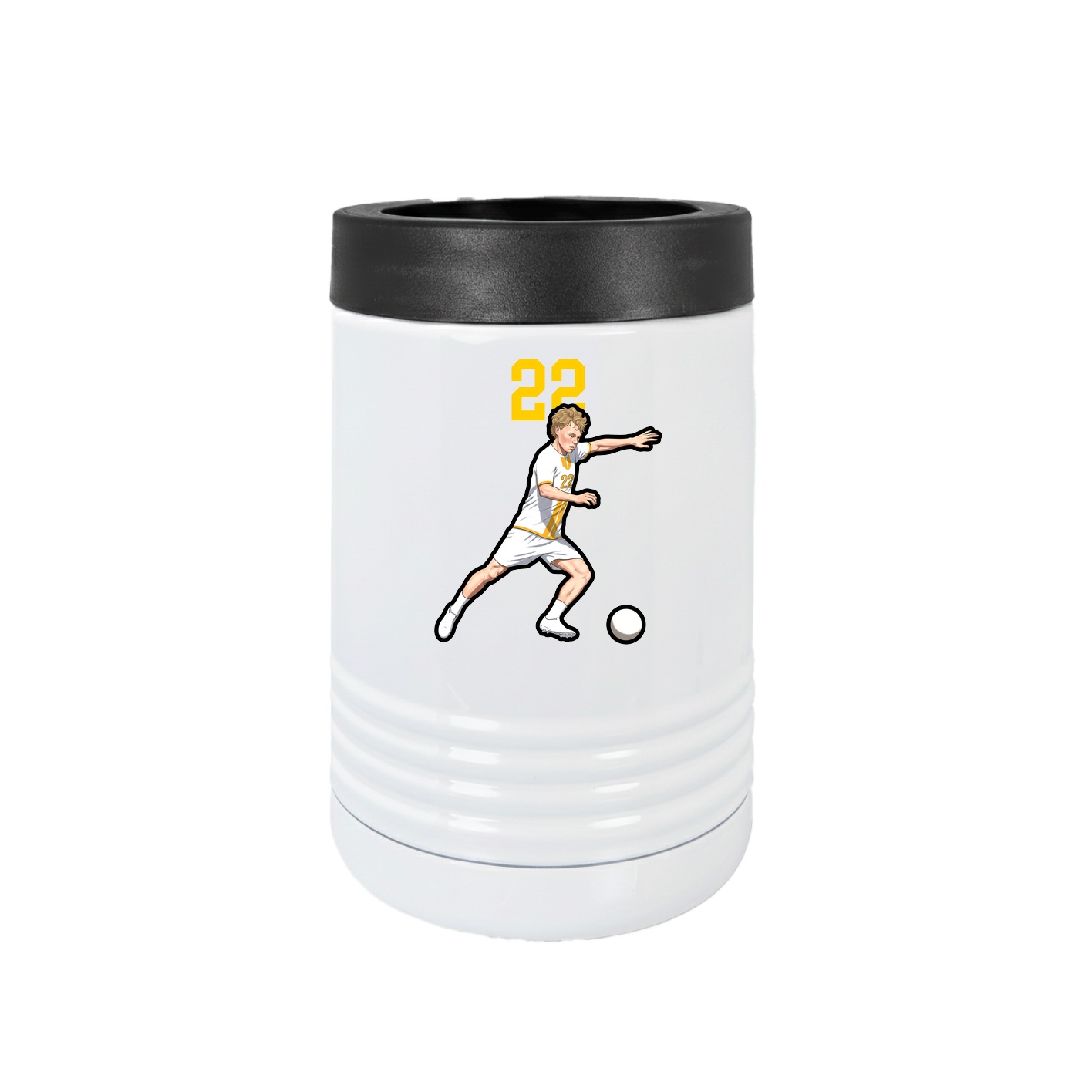 Beverage Holder — Number Top in White
