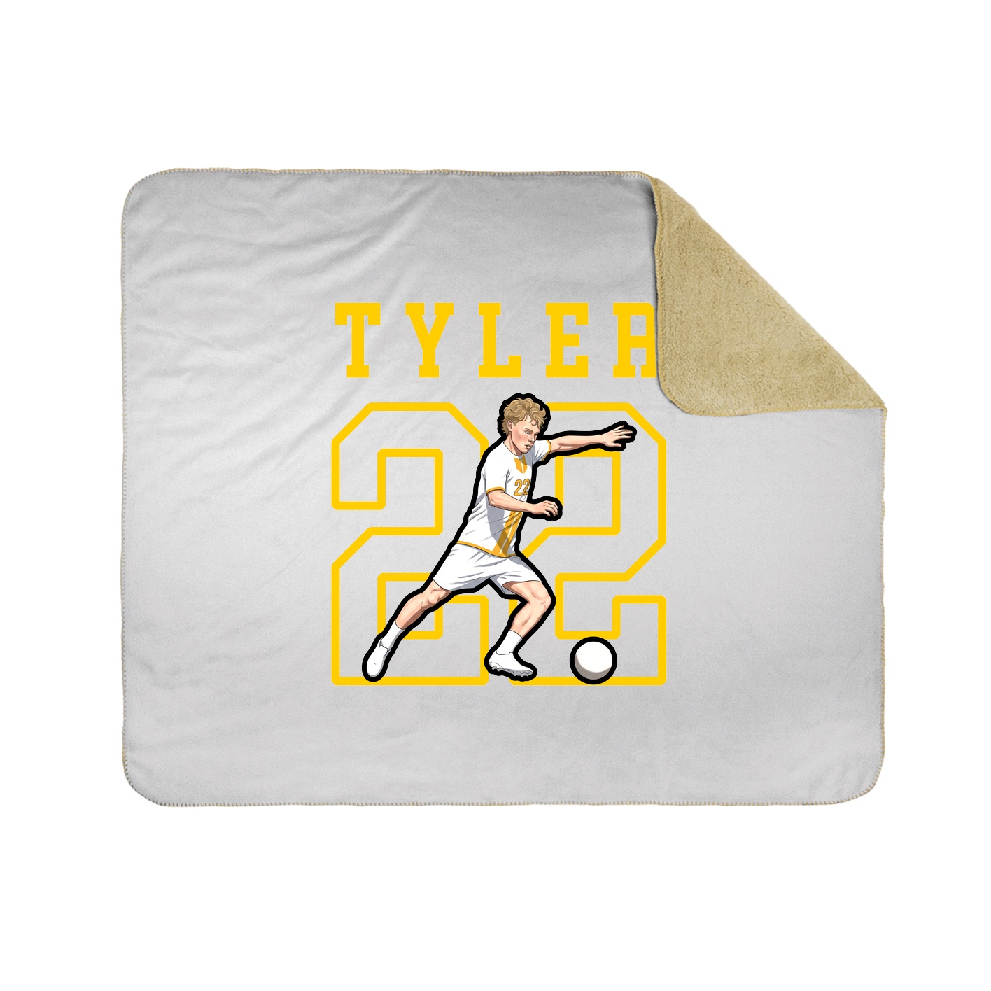 Throw Blanket — Shirsey in White