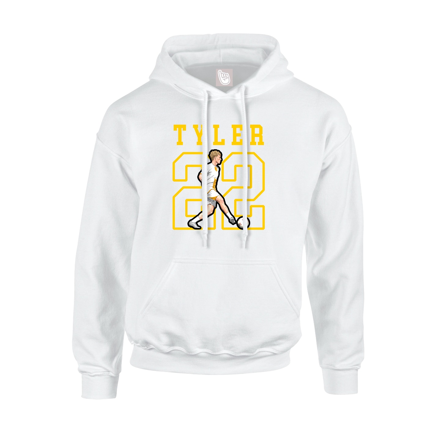 Hoodie — Shirsey in White