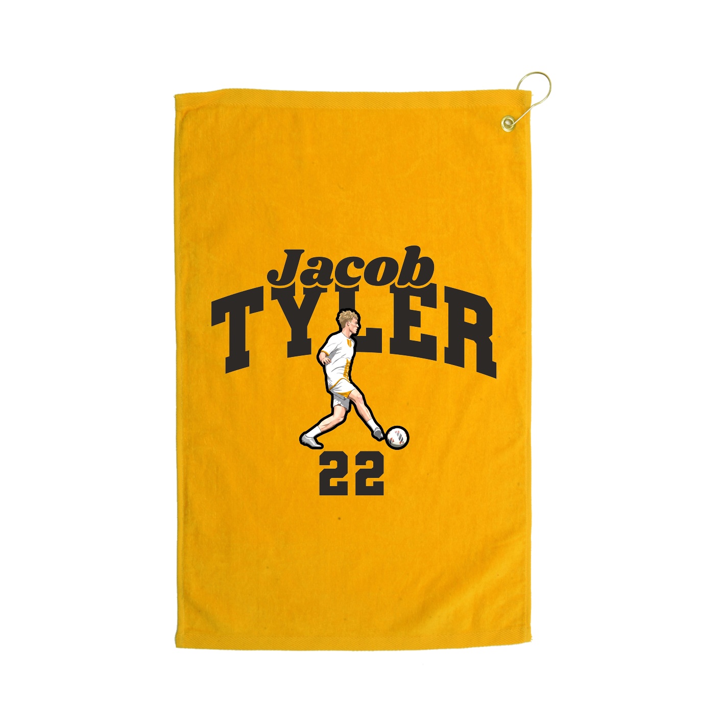 Golf Towel — Signature Arch in Gold