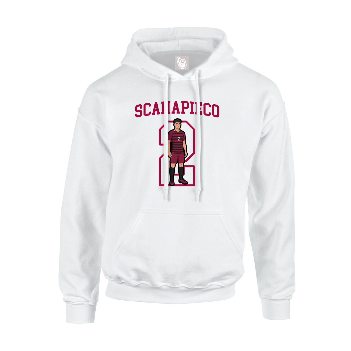Hoodie — Shirsey in White