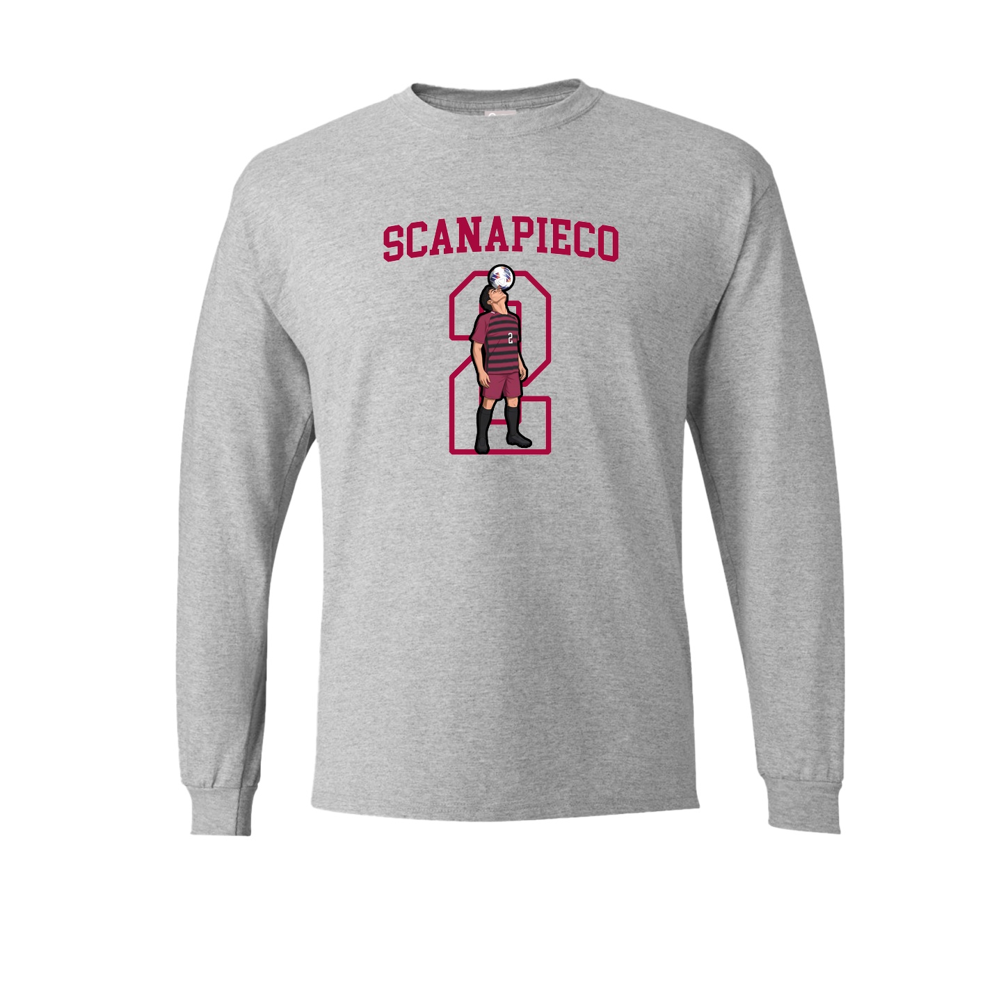 Long Sleeve Tee — Shirsey in Grey