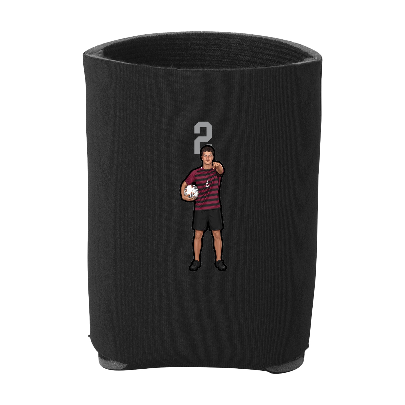 Can Holder — Number Top in Black