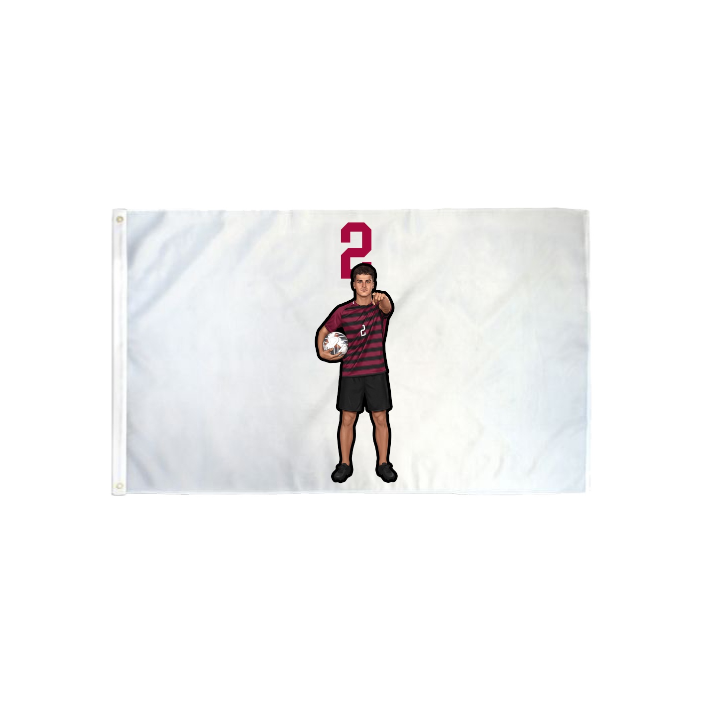 3x5 Flag — Number Top in Classic