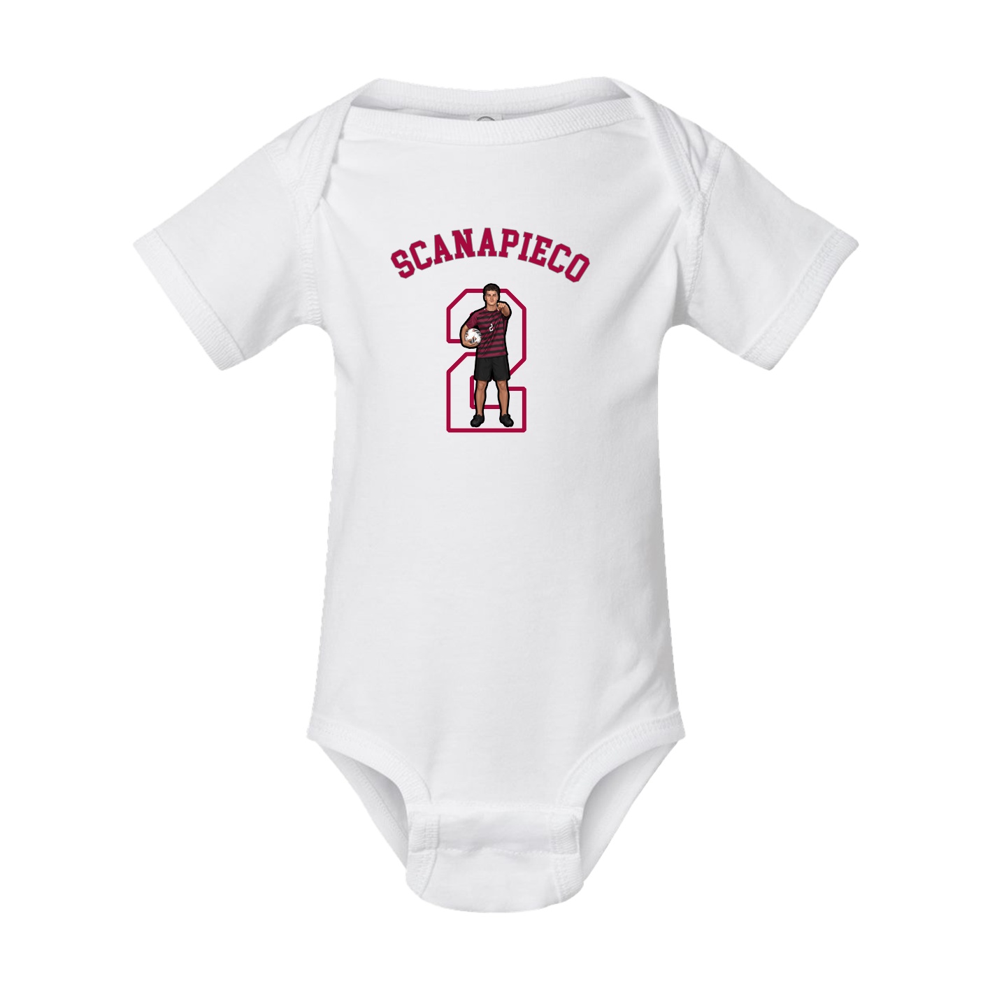 Baby Onesie — Shirsey Arch in White