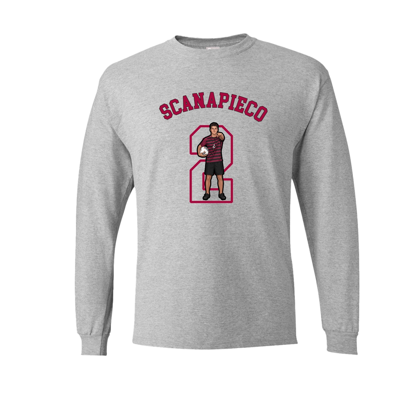 Long Sleeve Tee — Shirsey Arch in Grey
