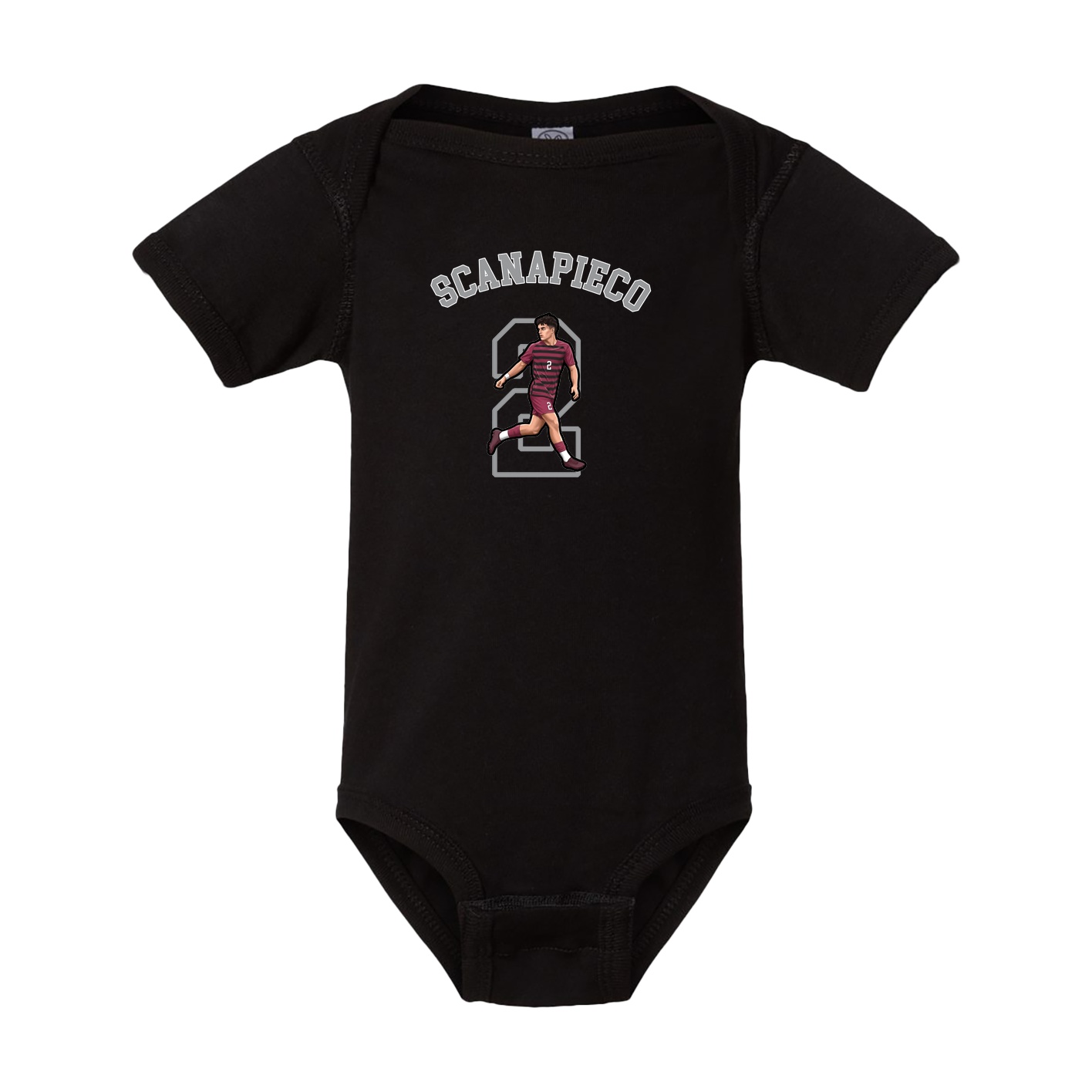 Baby Onesie — Shirsey Arch in Black