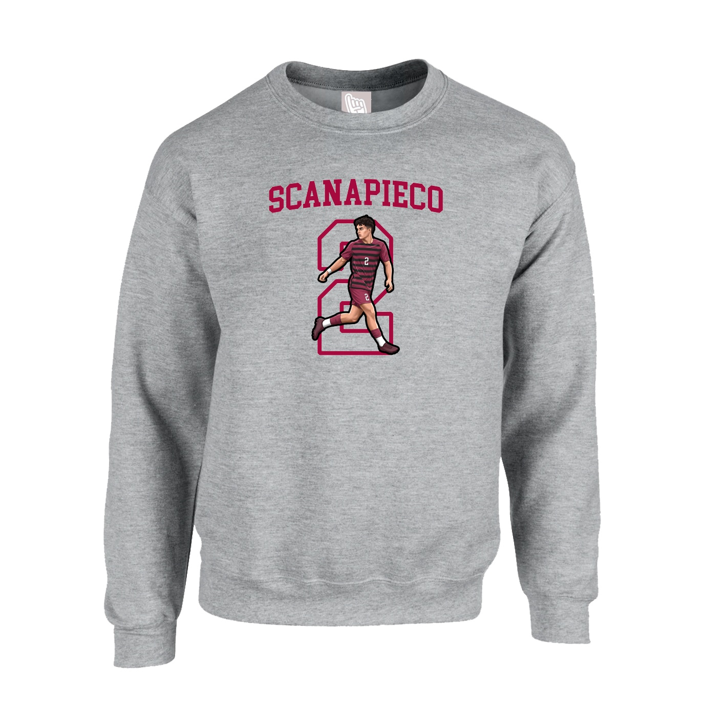 Fleece Crew — Shirsey in Grey