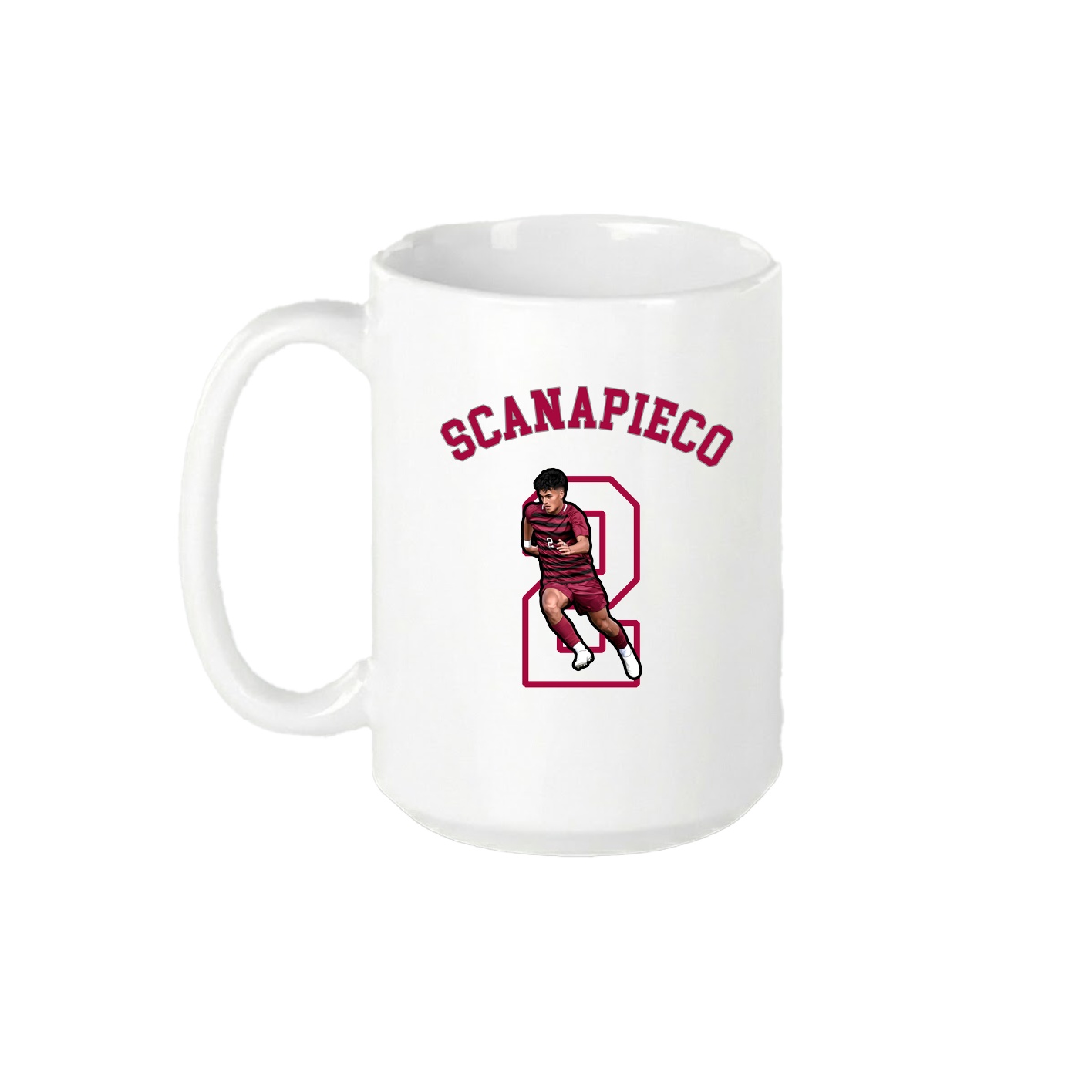 15oz Coffee Mug — Shirsey Arch in White