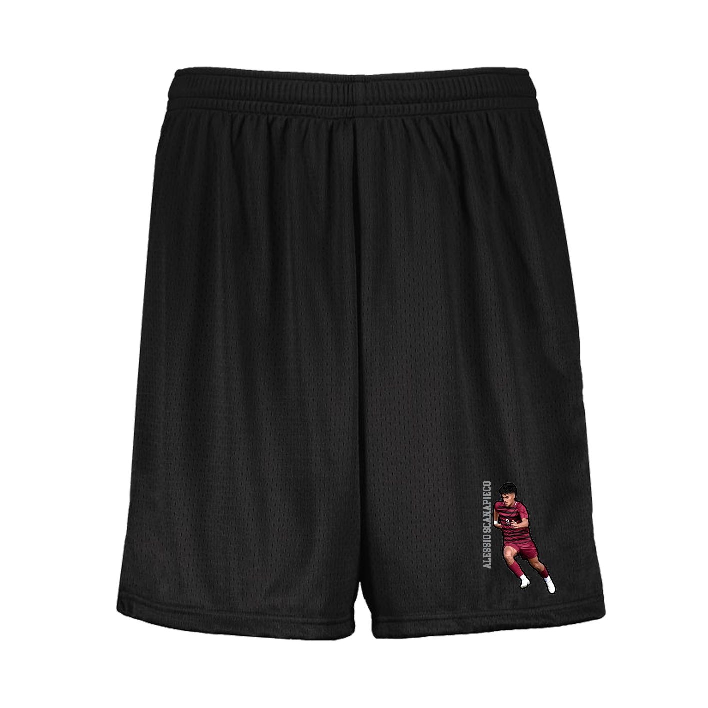 Shorts — Name Vertical in Black