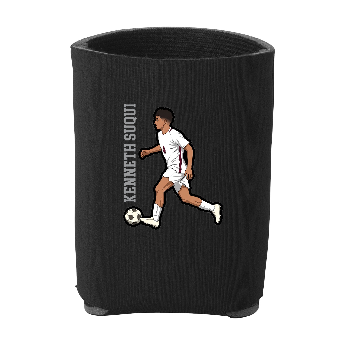 Can Holder — Name Vertical in Black