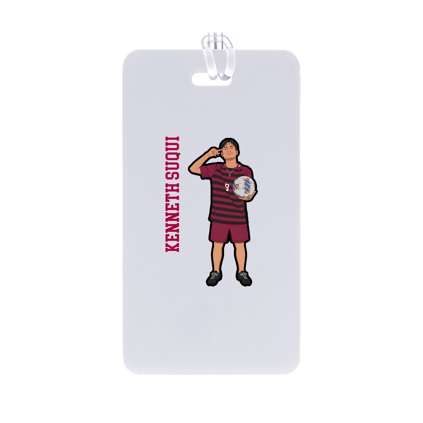 Bag Tag — Name Vertical in Classic