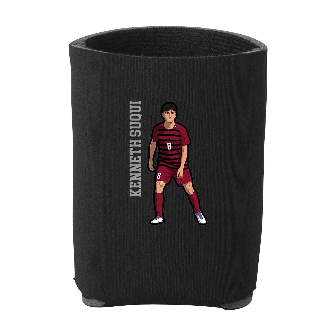 Can Holder — Name Vertical in Black