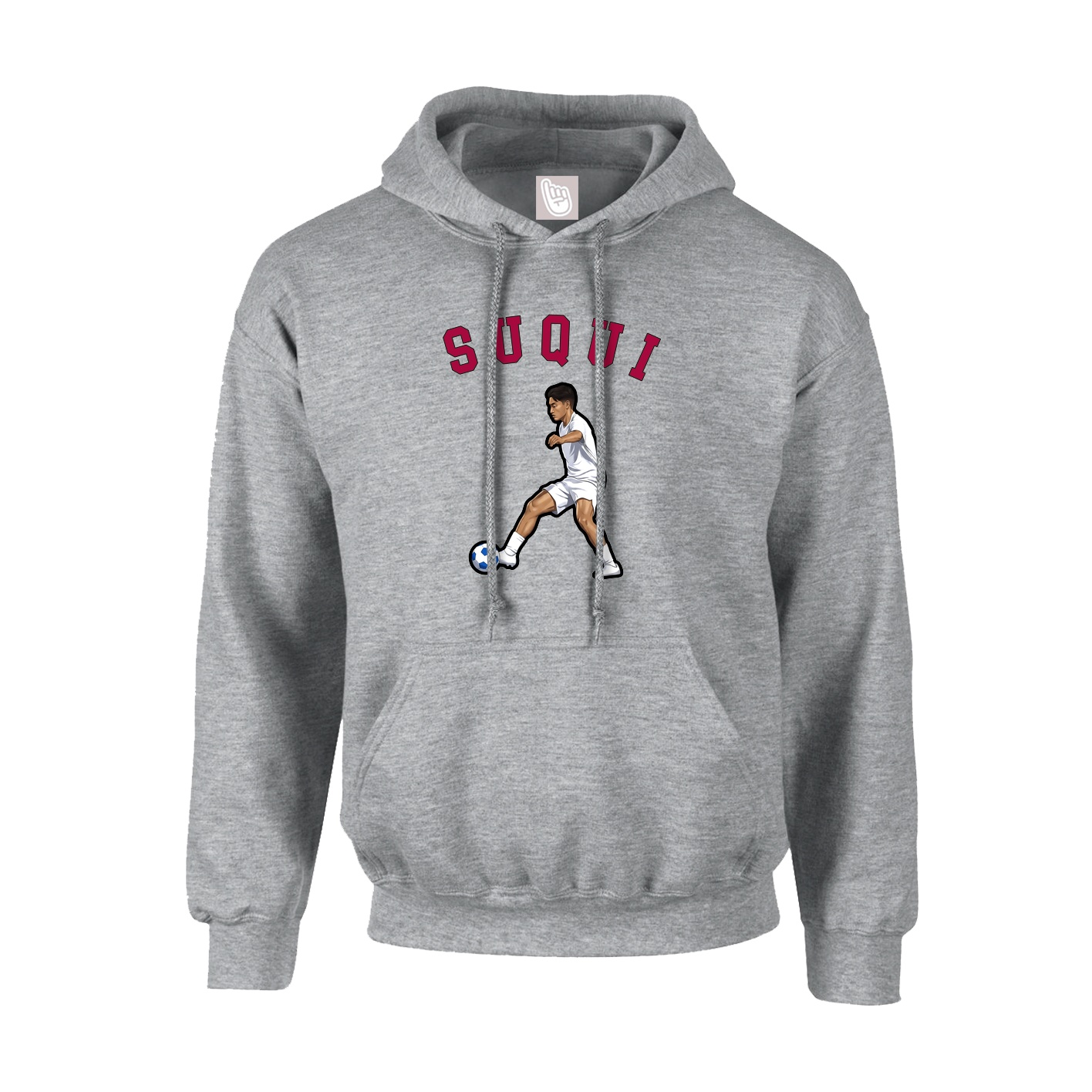 Youth Hoodie — Shirsey Arch in Grey