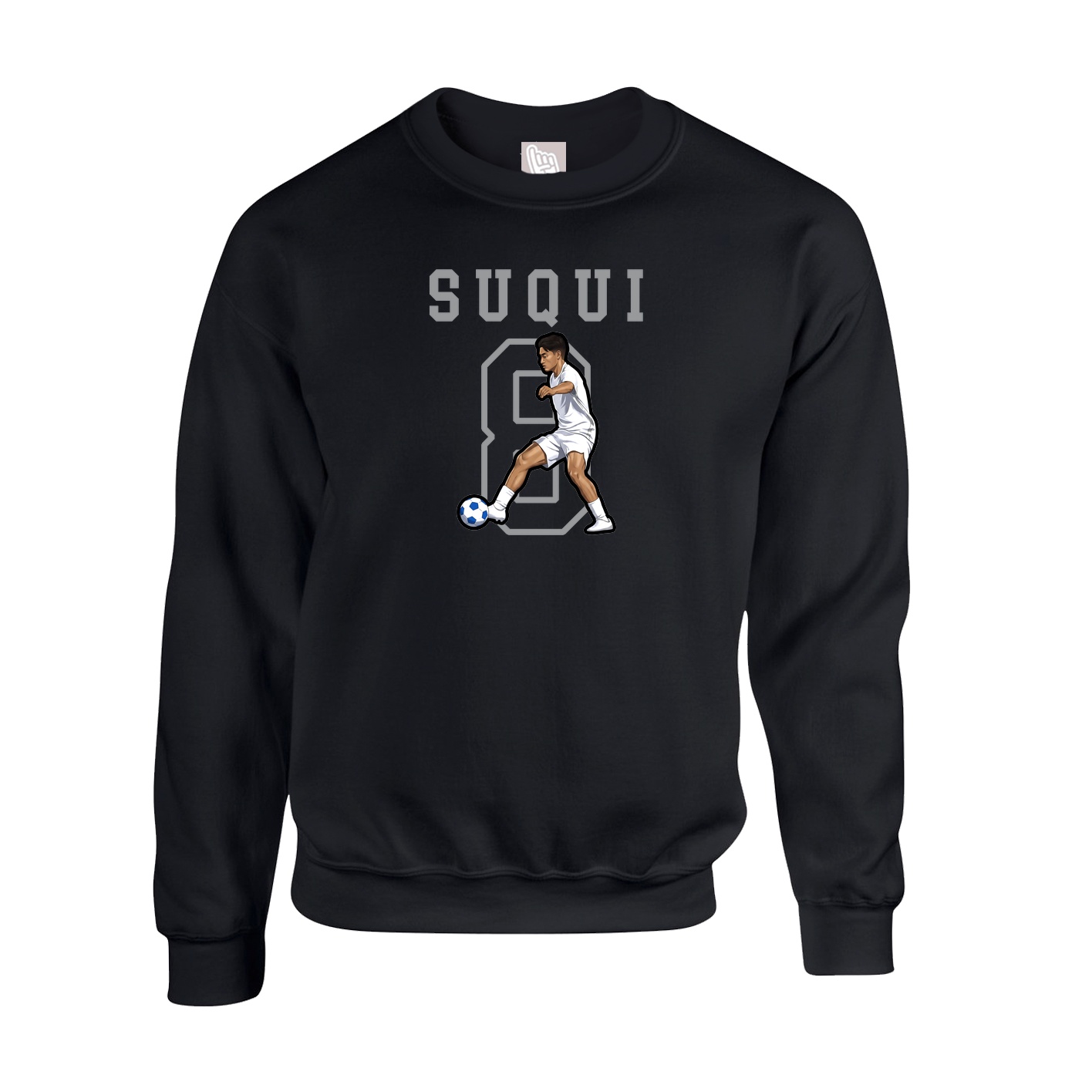 Fleece Crew — Shirsey in Black