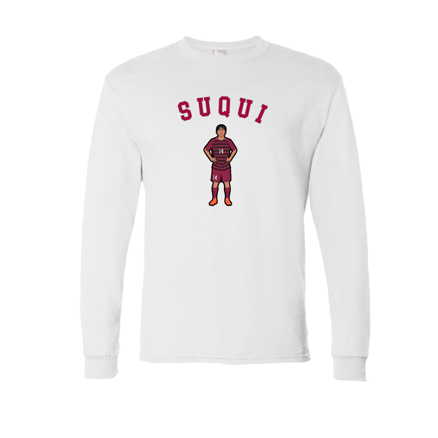 Long Sleeve Tee — Shirsey Arch in White