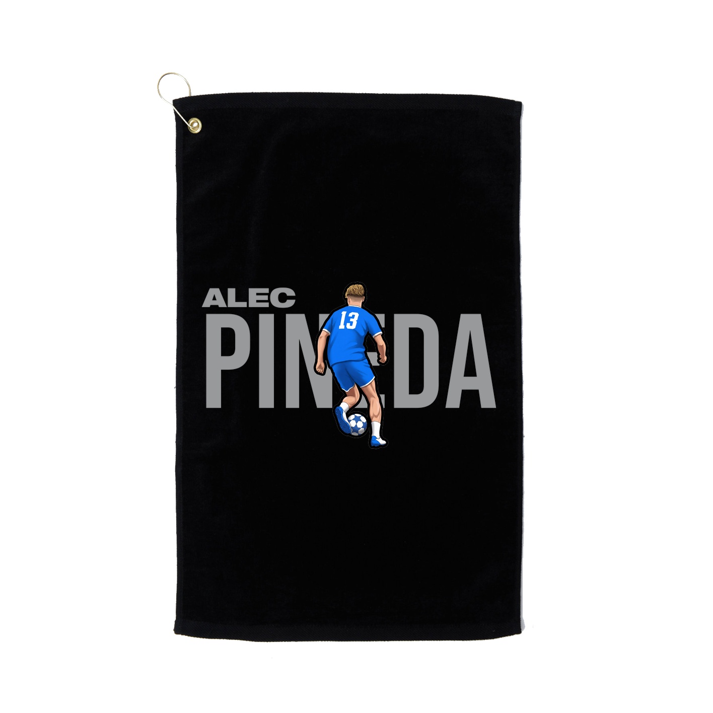 Golf Towel — Player Name in Black