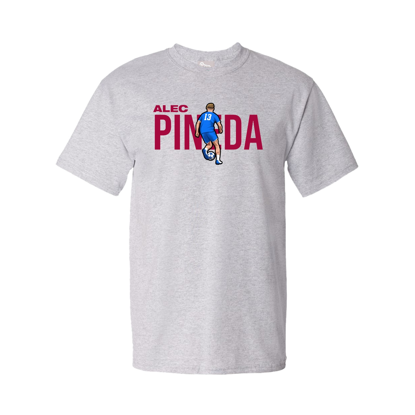 Youth Tee — Player Name in Grey