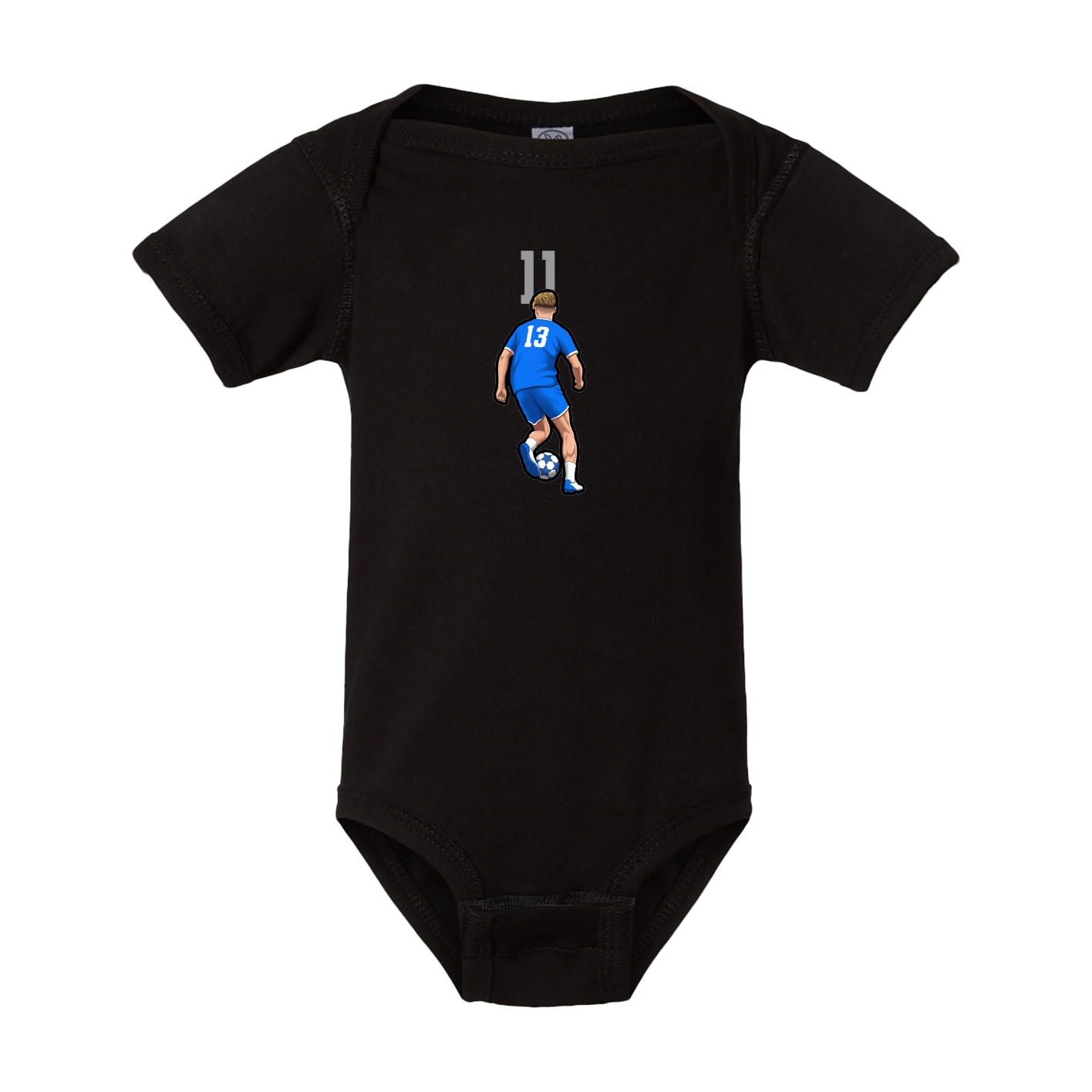 Baby Onesie — Number Top in Black