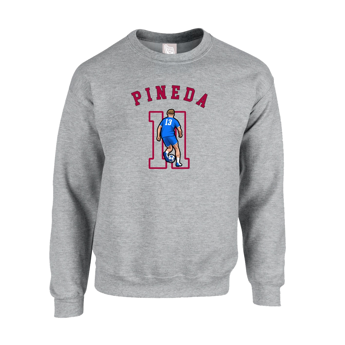Fleece Crew — Shirsey Arch in Grey