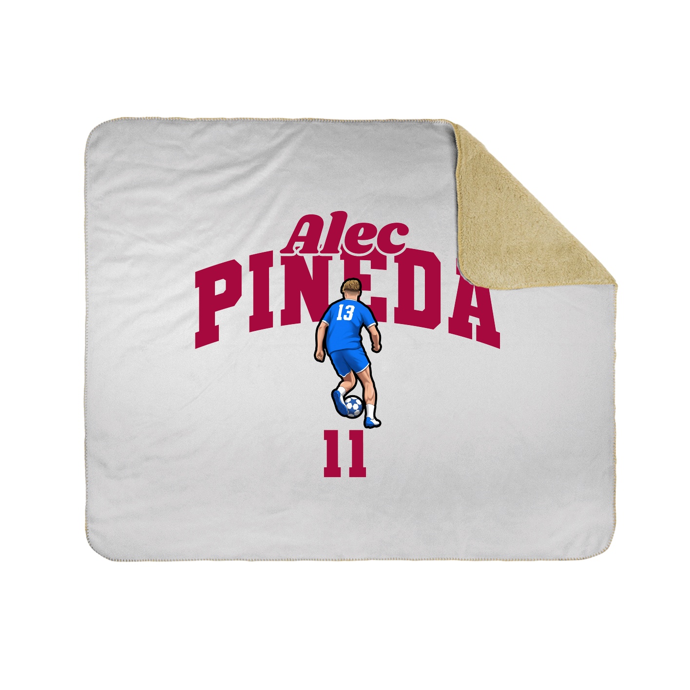 Throw Blanket — Signature Arch in White