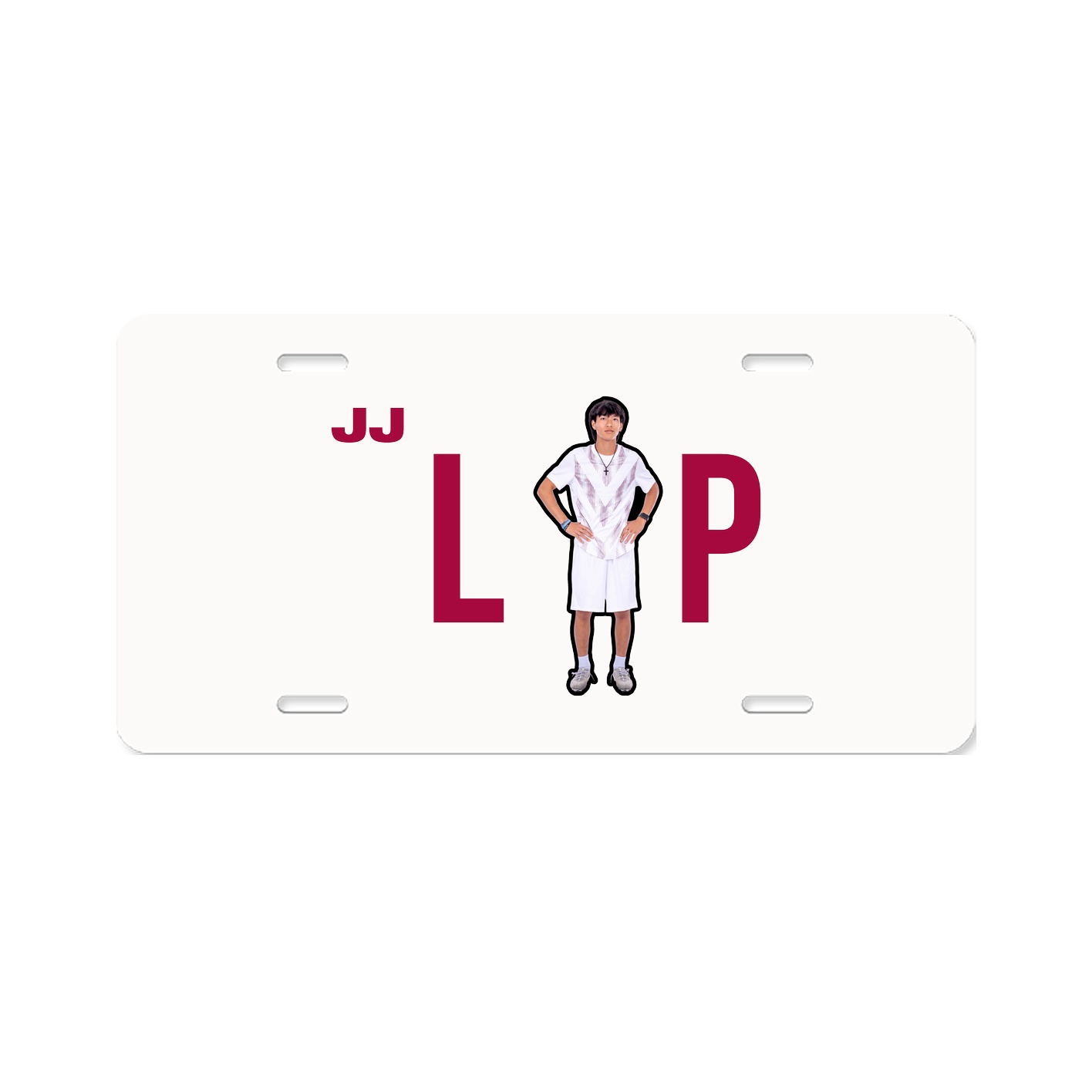 License Plate — Player Name in Classic