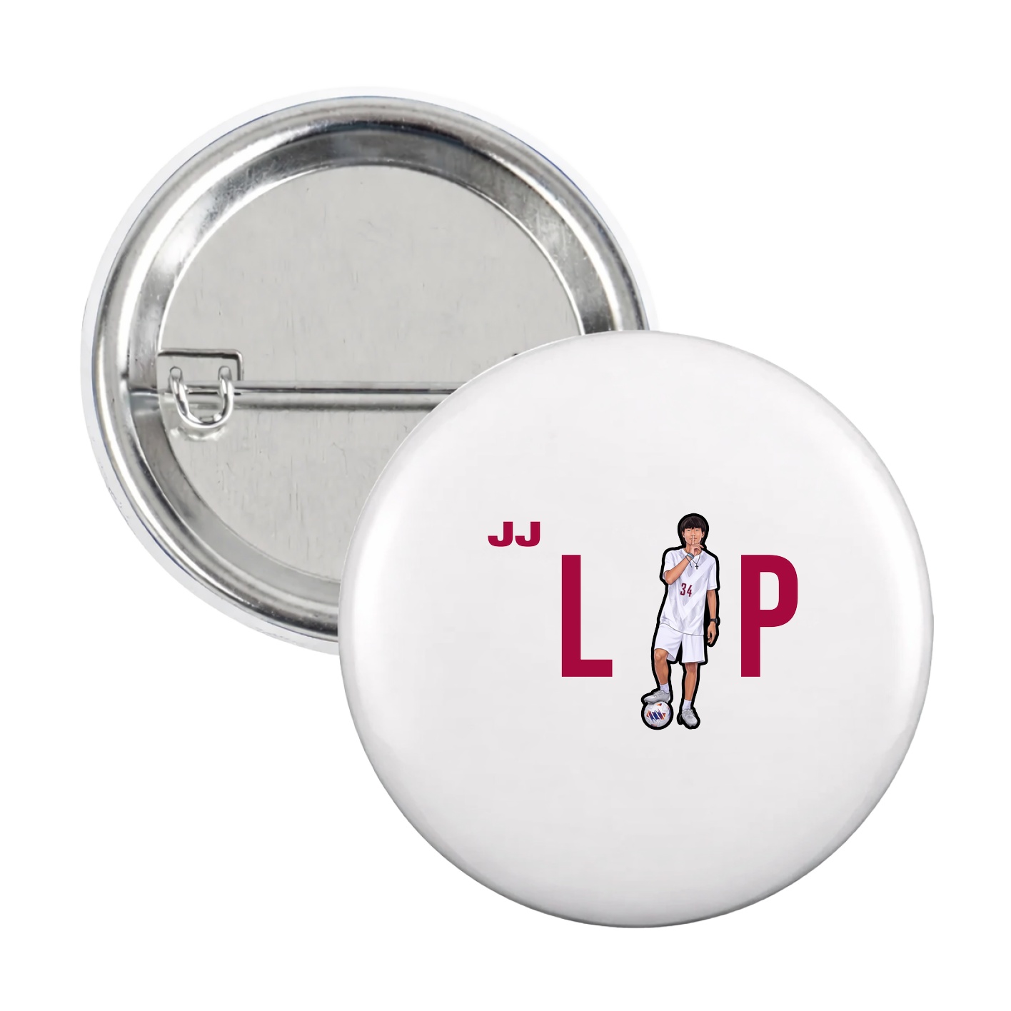 Game Day Button — Player Name in White