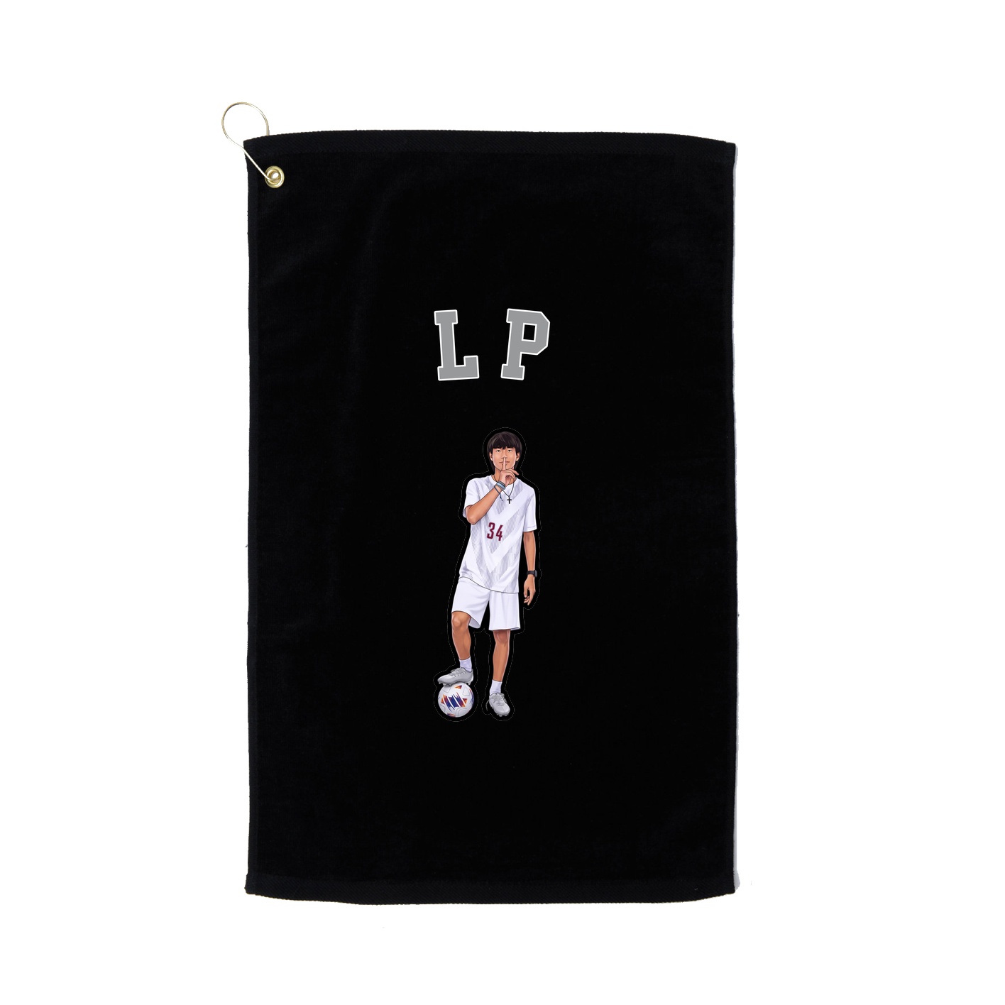 Golf Towel — Shirsey Arch in Black