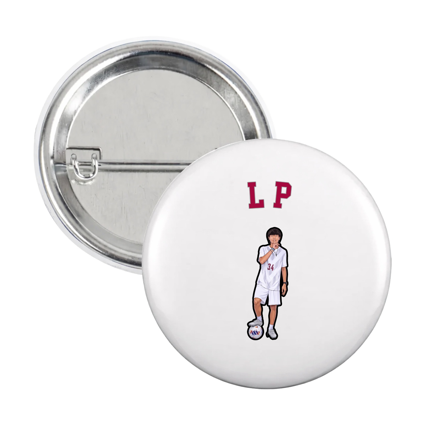 Game Day Button — Shirsey Arch in White