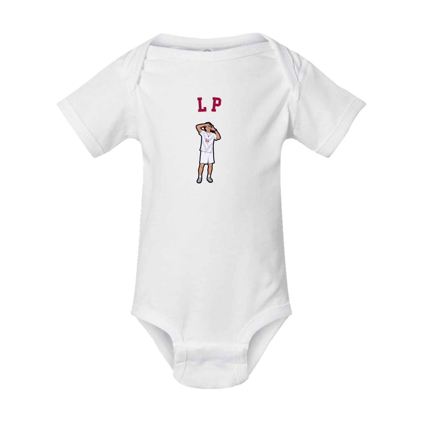 Baby Onesie — Shirsey Arch in White