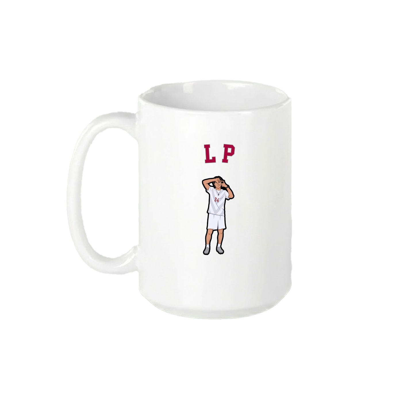 15oz Coffee Mug — Shirsey Arch in White