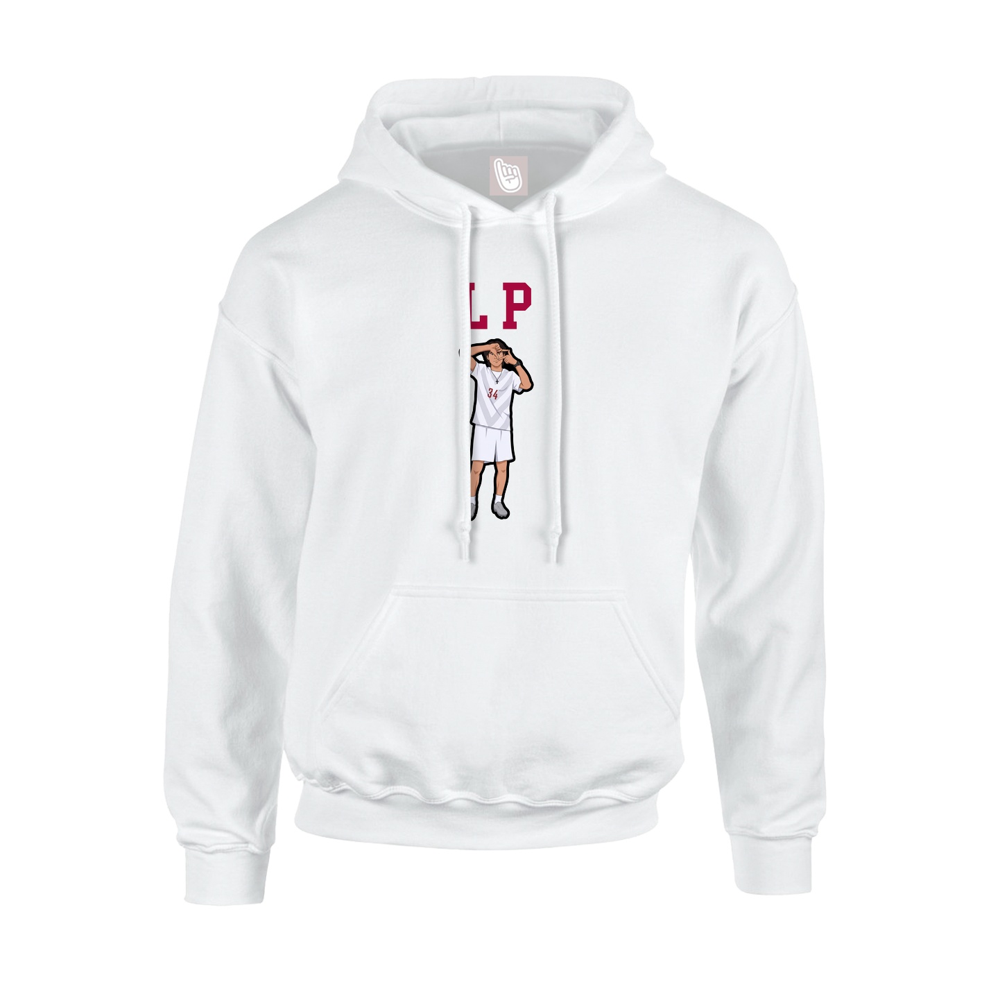 Hoodie — Shirsey in White