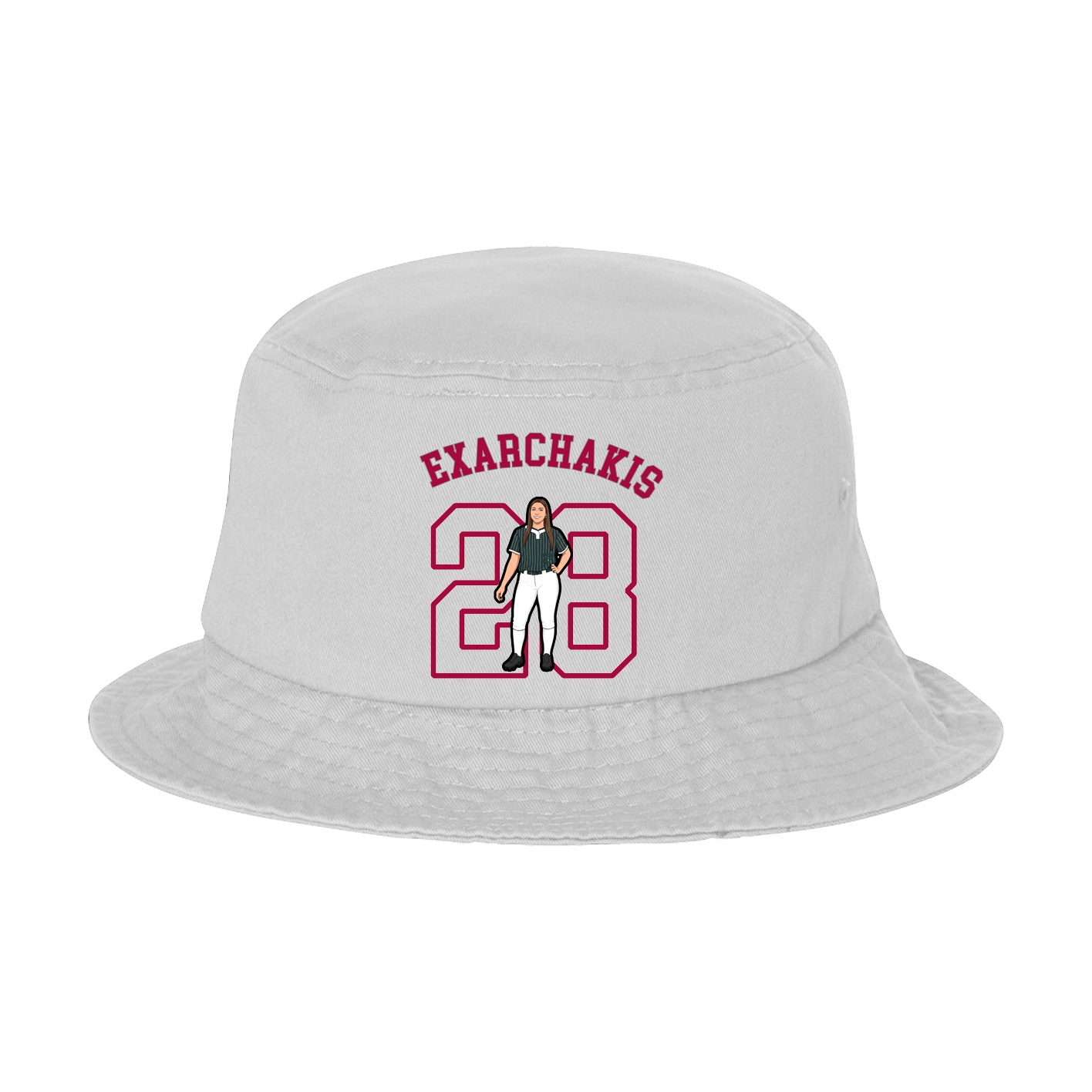 Bucket Cap — Shirsey Arch in White