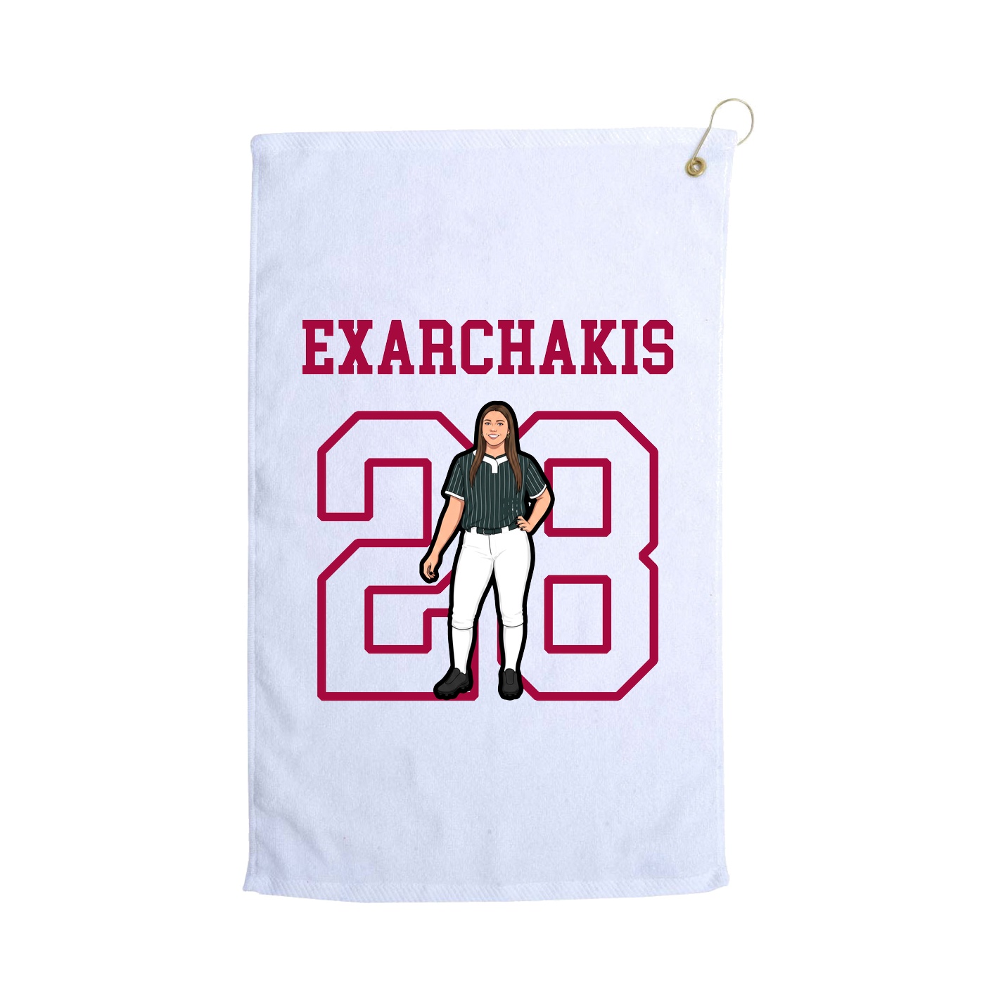 Golf Towel — Shirsey in White