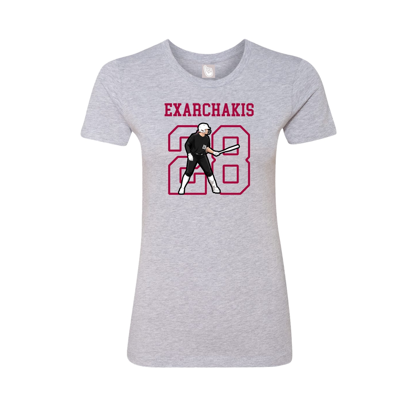 Fitted Women's Tee — Shirsey in Grey
