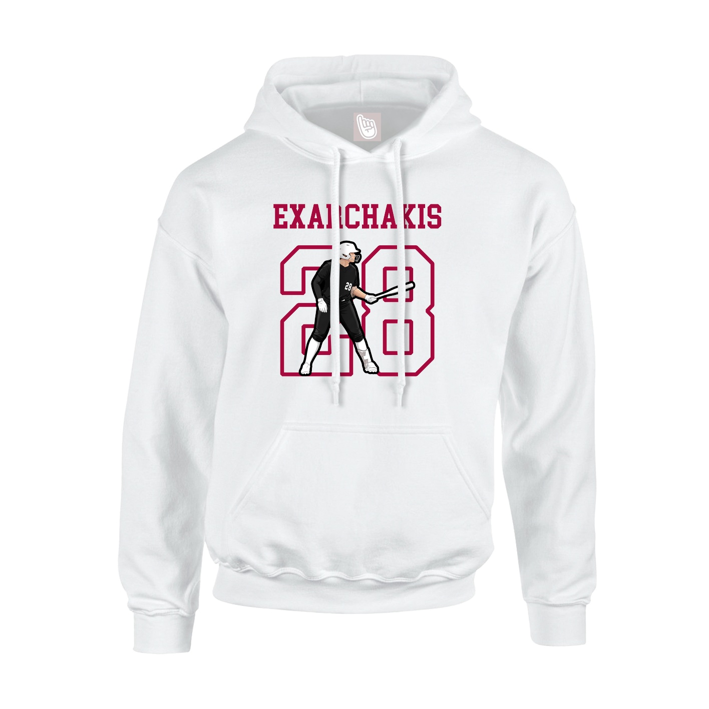Youth Hoodie — Shirsey in White