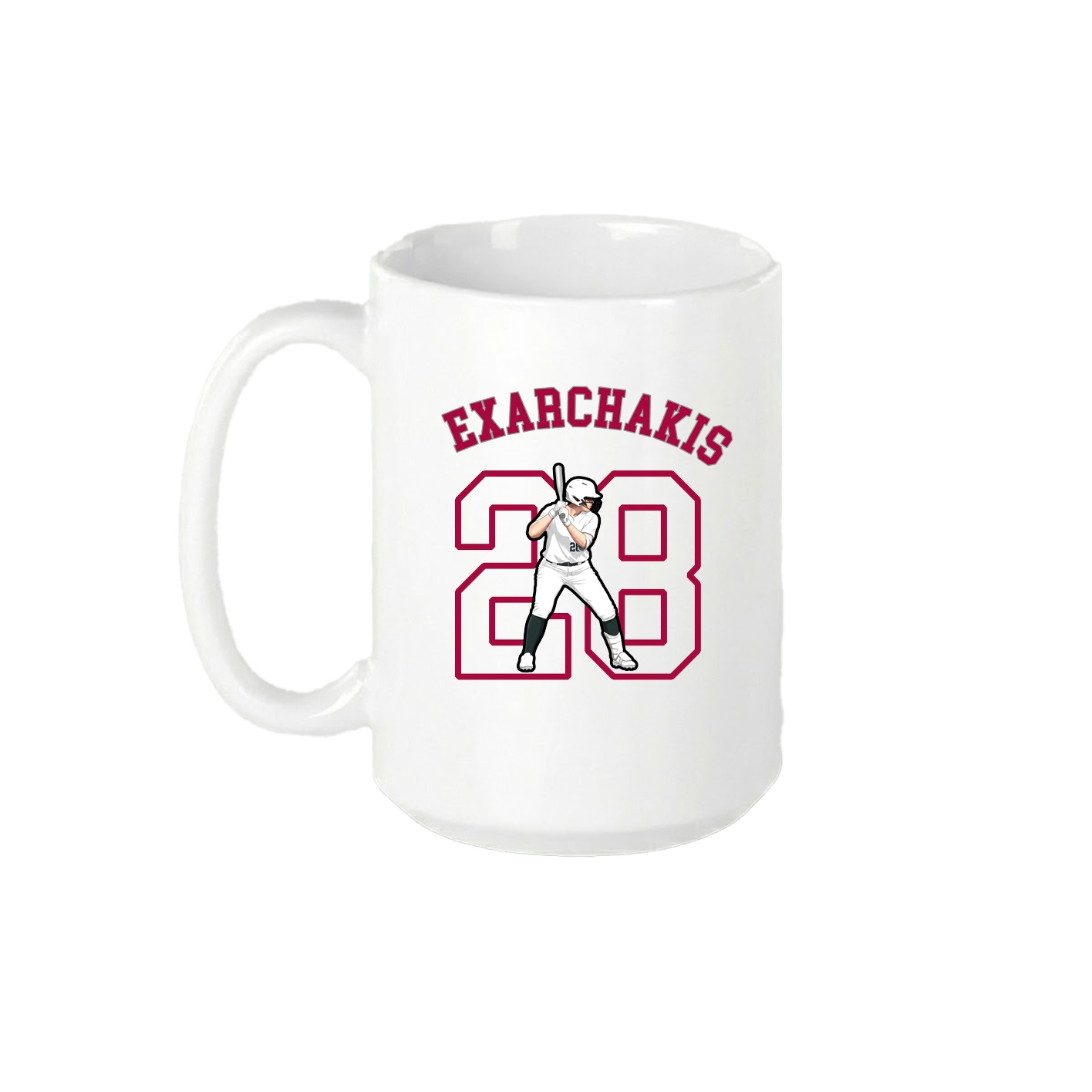 15oz Coffee Mug — Shirsey Arch in White