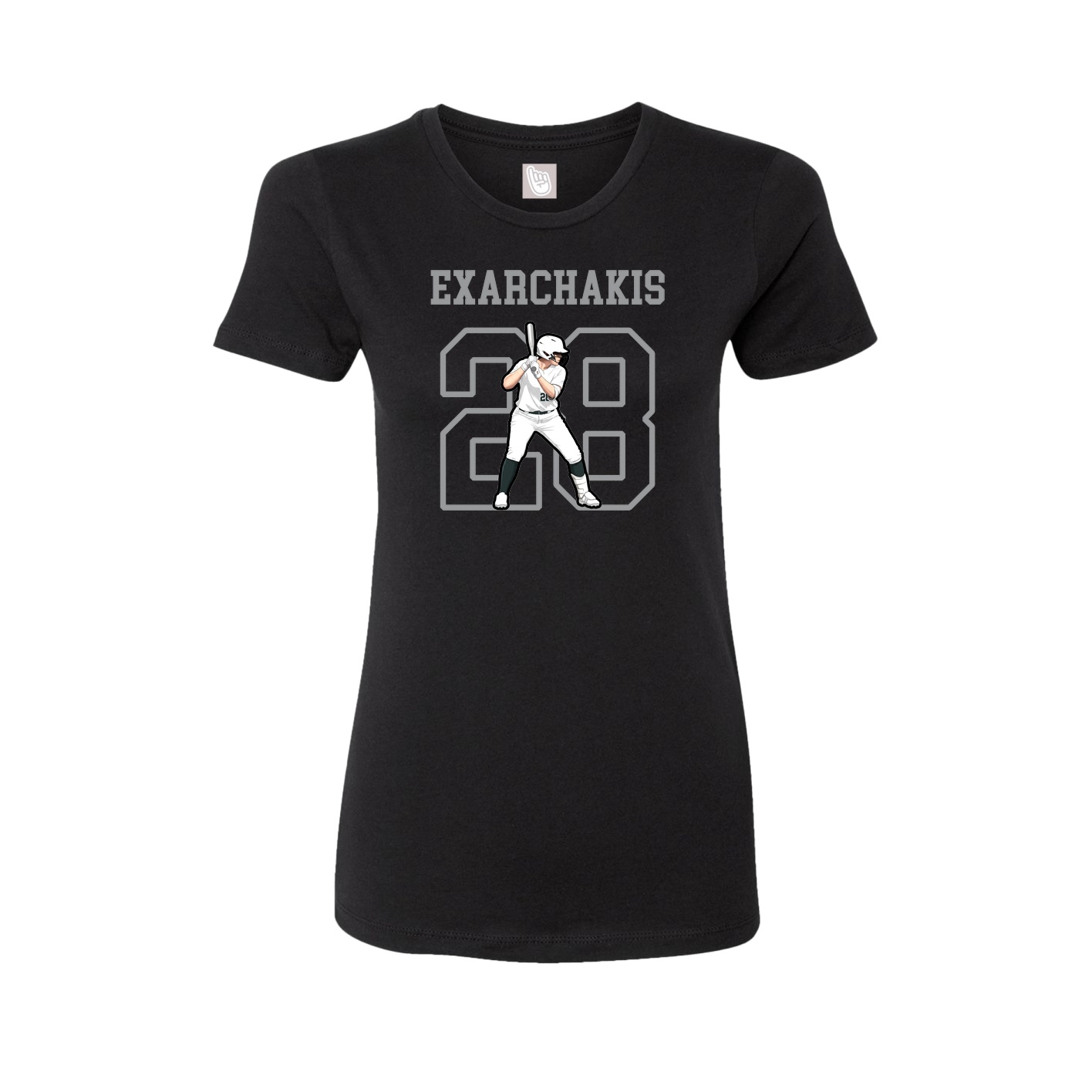 Fitted Women's Tee — Shirsey in Black