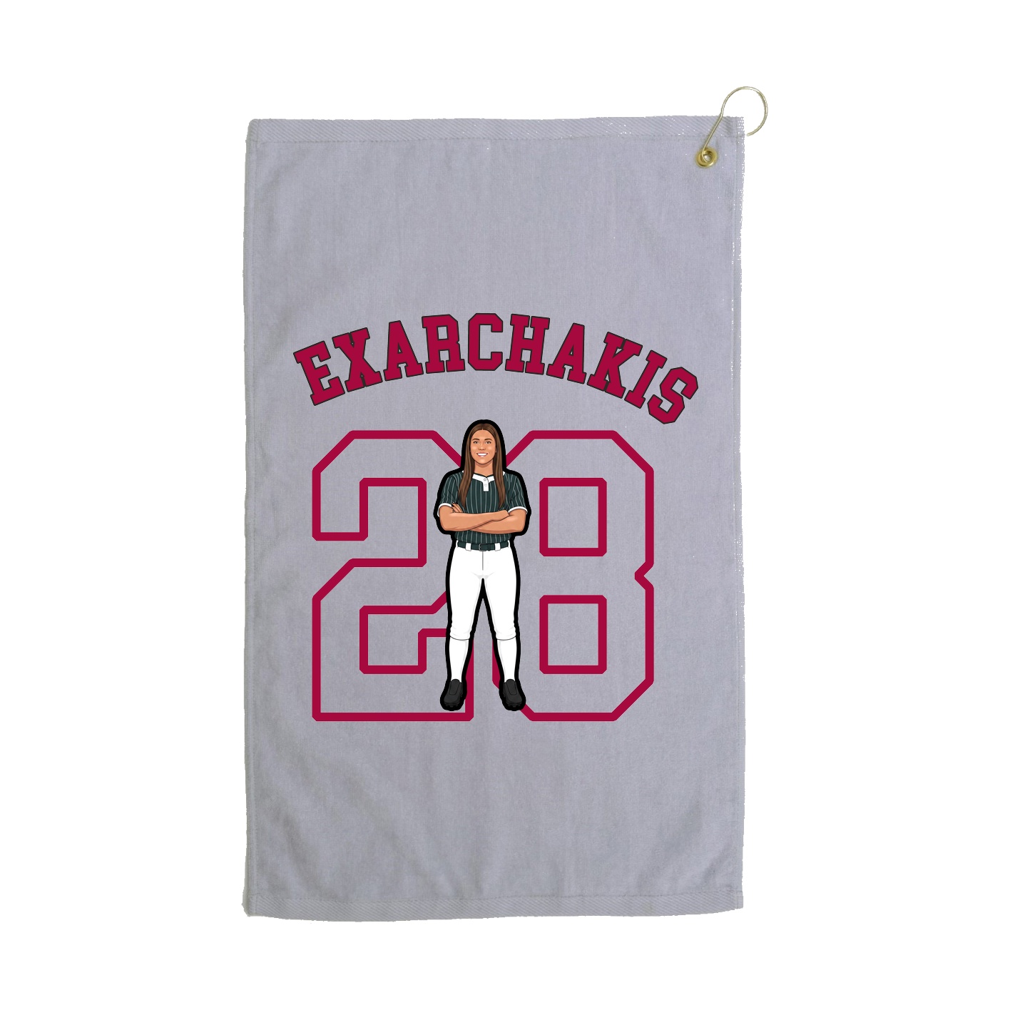 Golf Towel — Shirsey Arch in Grey