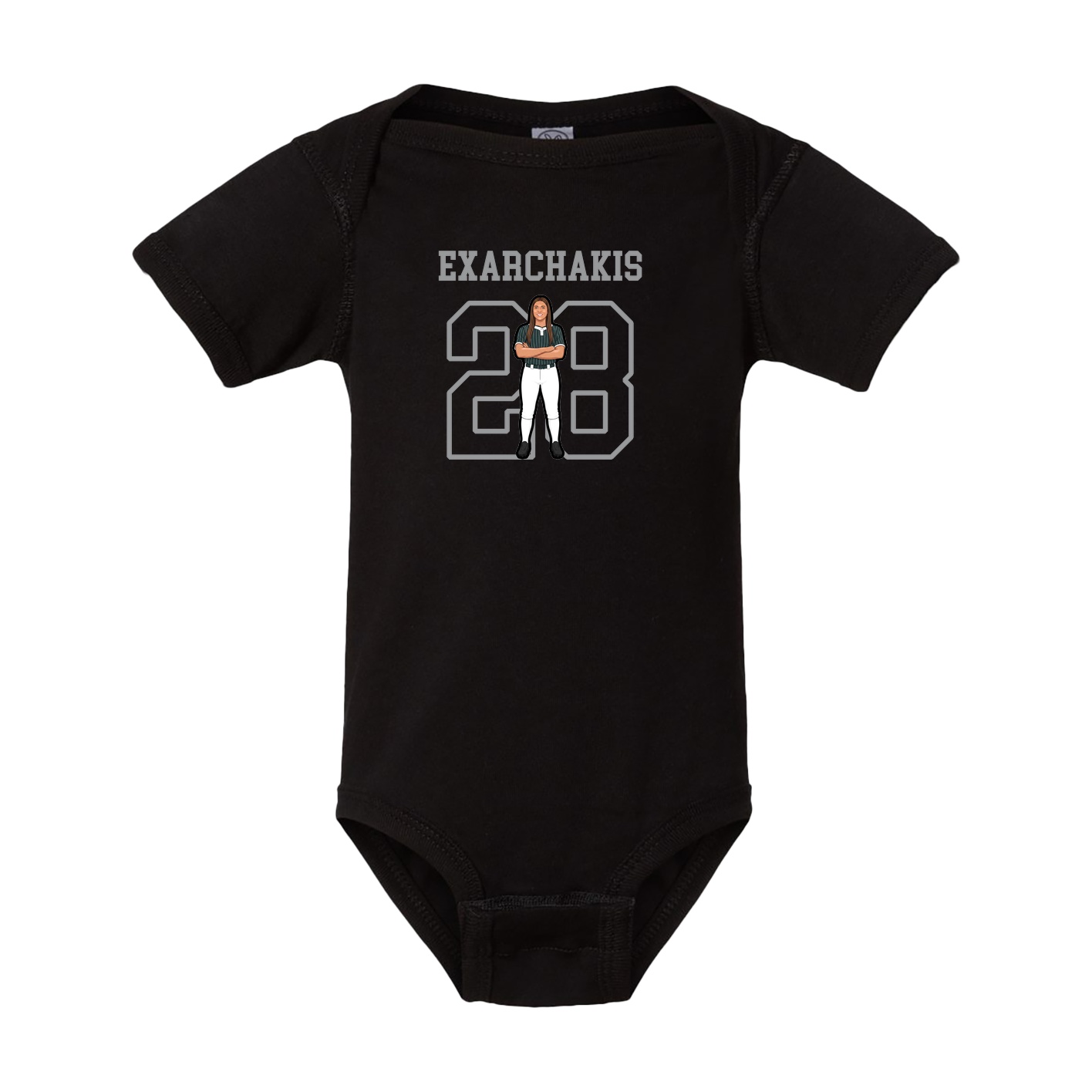 Baby Onesie — Shirsey in Black