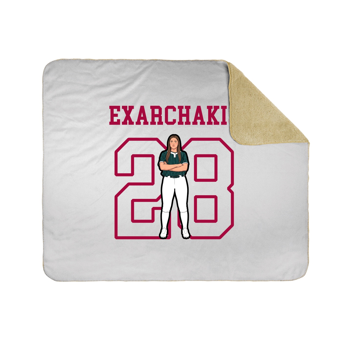 Throw Blanket — Shirsey in White