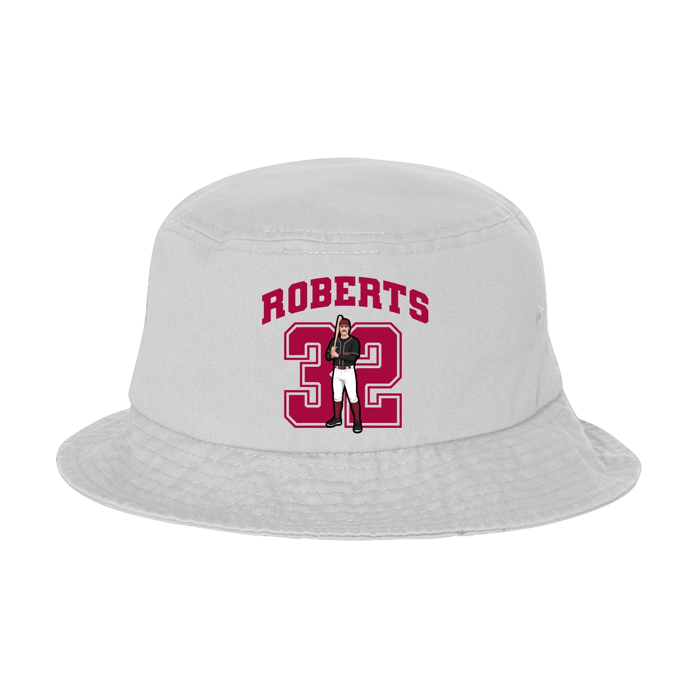 Bucket Cap — Number in White