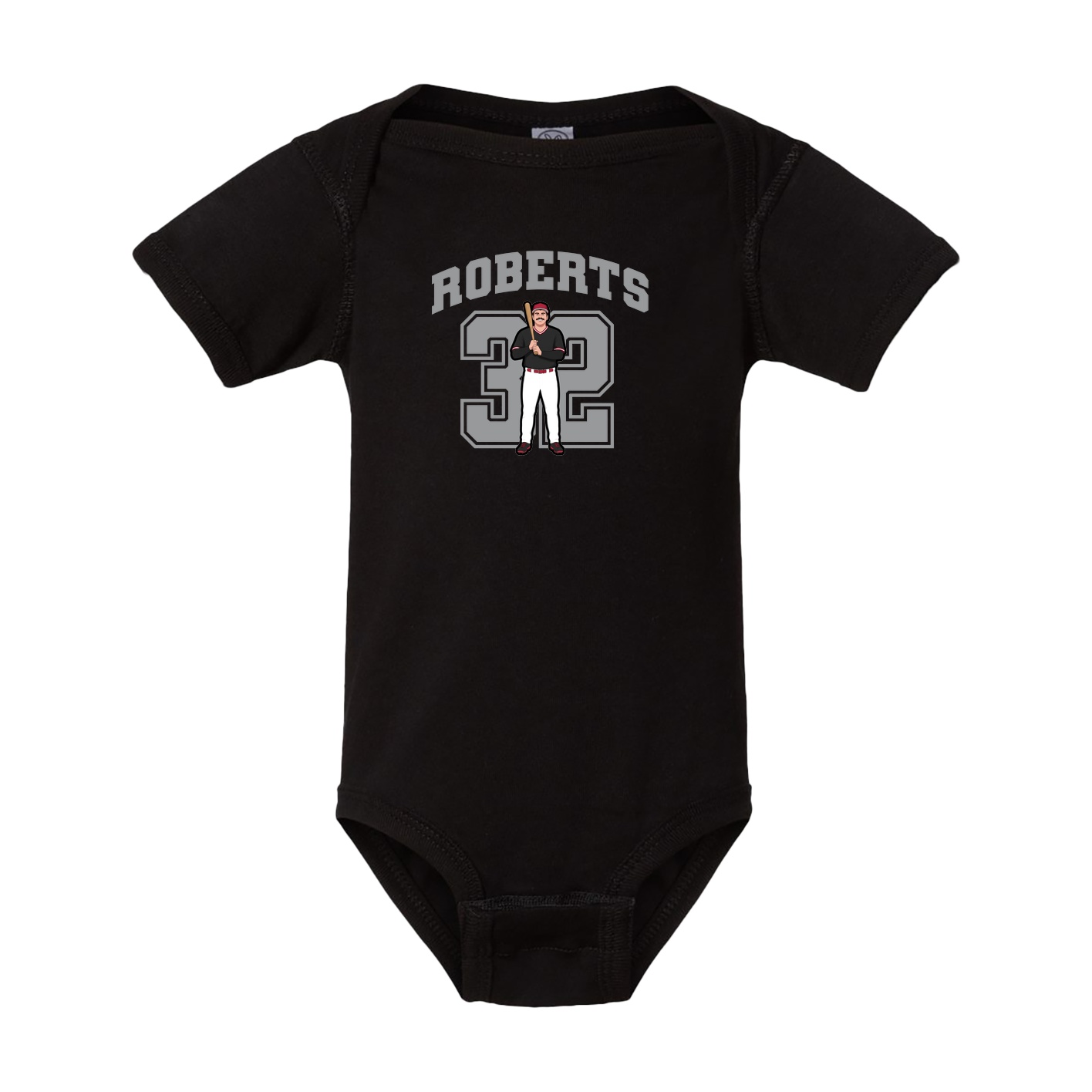 Baby Onesie — Number in Black