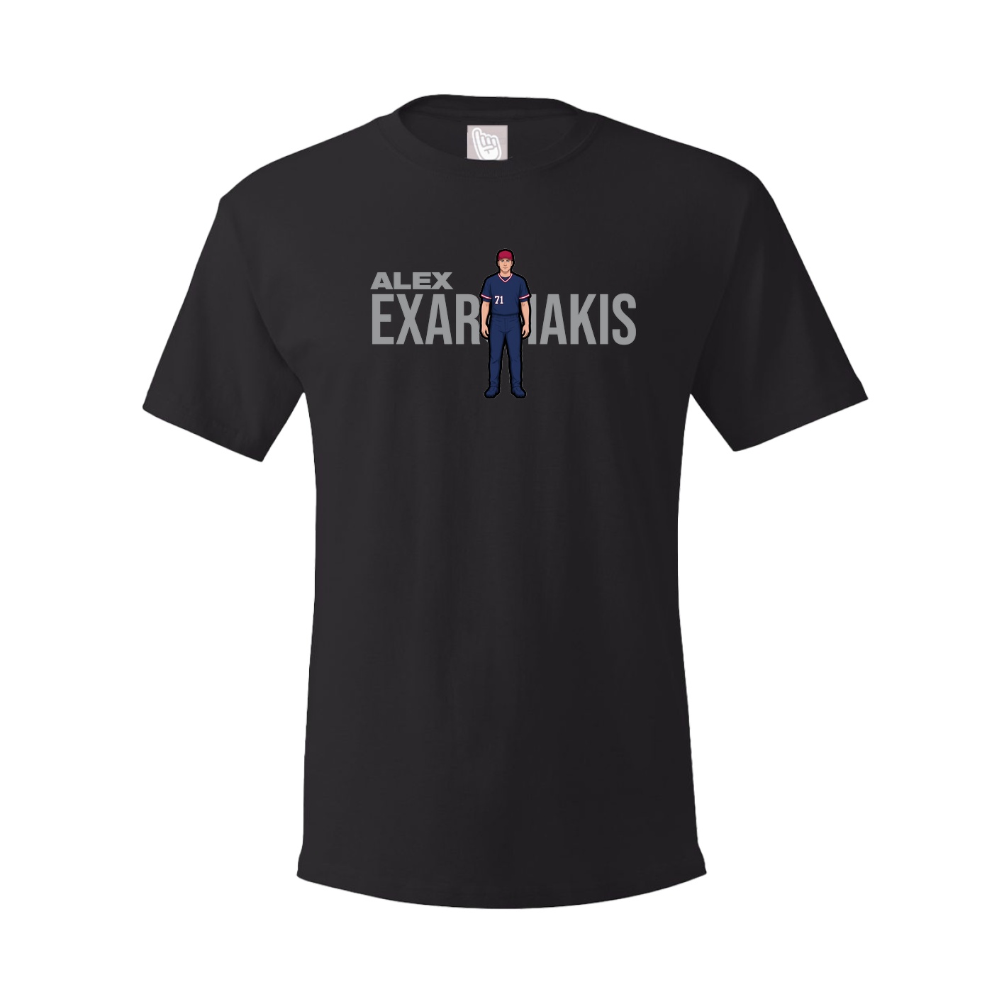 Youth Tee — Player Name in Black