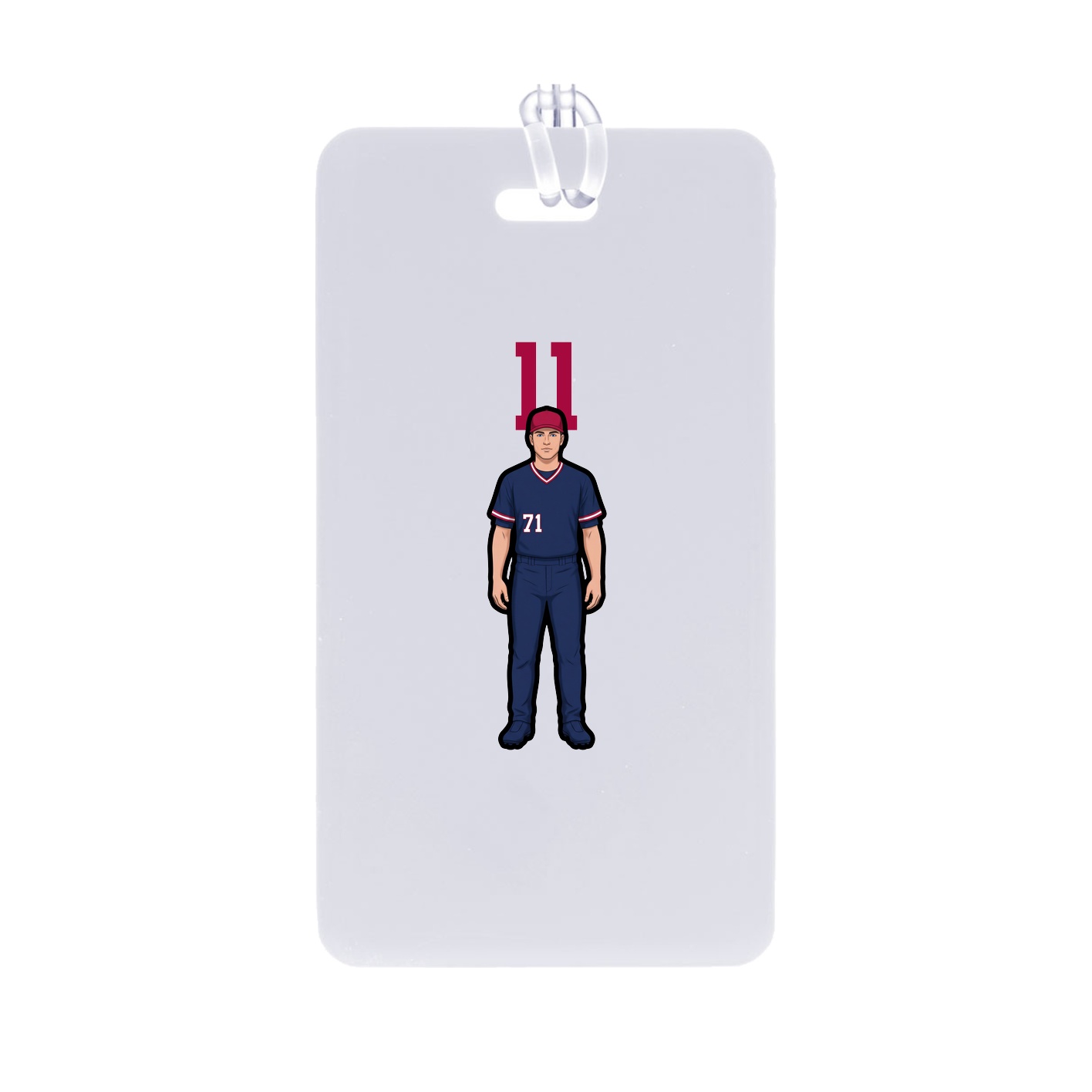 Bag Tag — Number Top in Classic